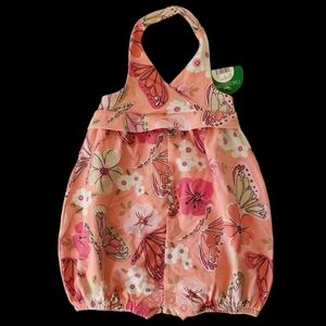 NWT Circo Baby Girl Butterfly Romper Size 18 mos